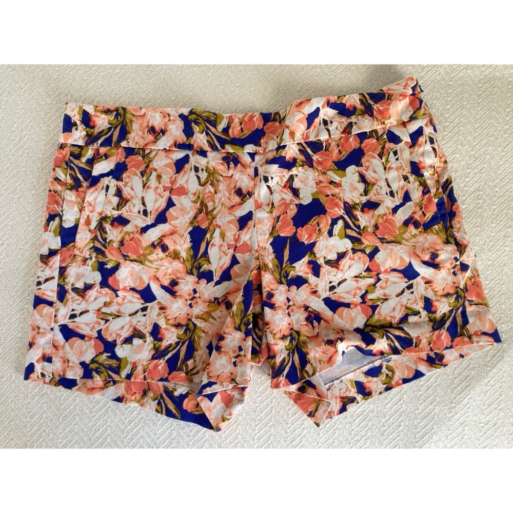 J. Crew Floral Mid-Rise Chino Shorts Size 12 5” Inseam